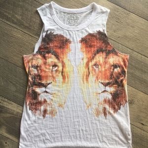 Chaser LA Tiger Burnout Tank Top